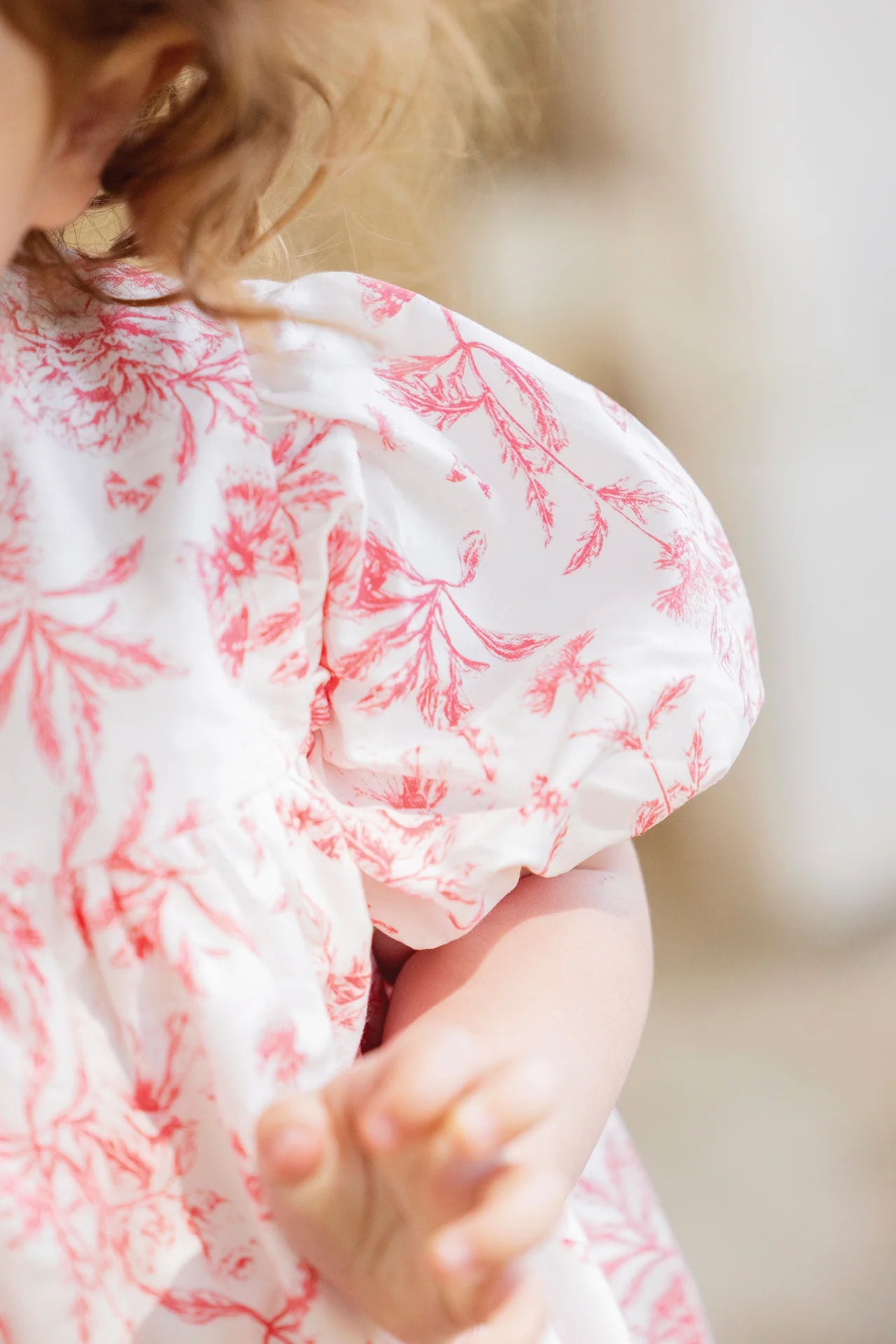 Baby Dress Praline Inspiration Toile de Jouy - Pink