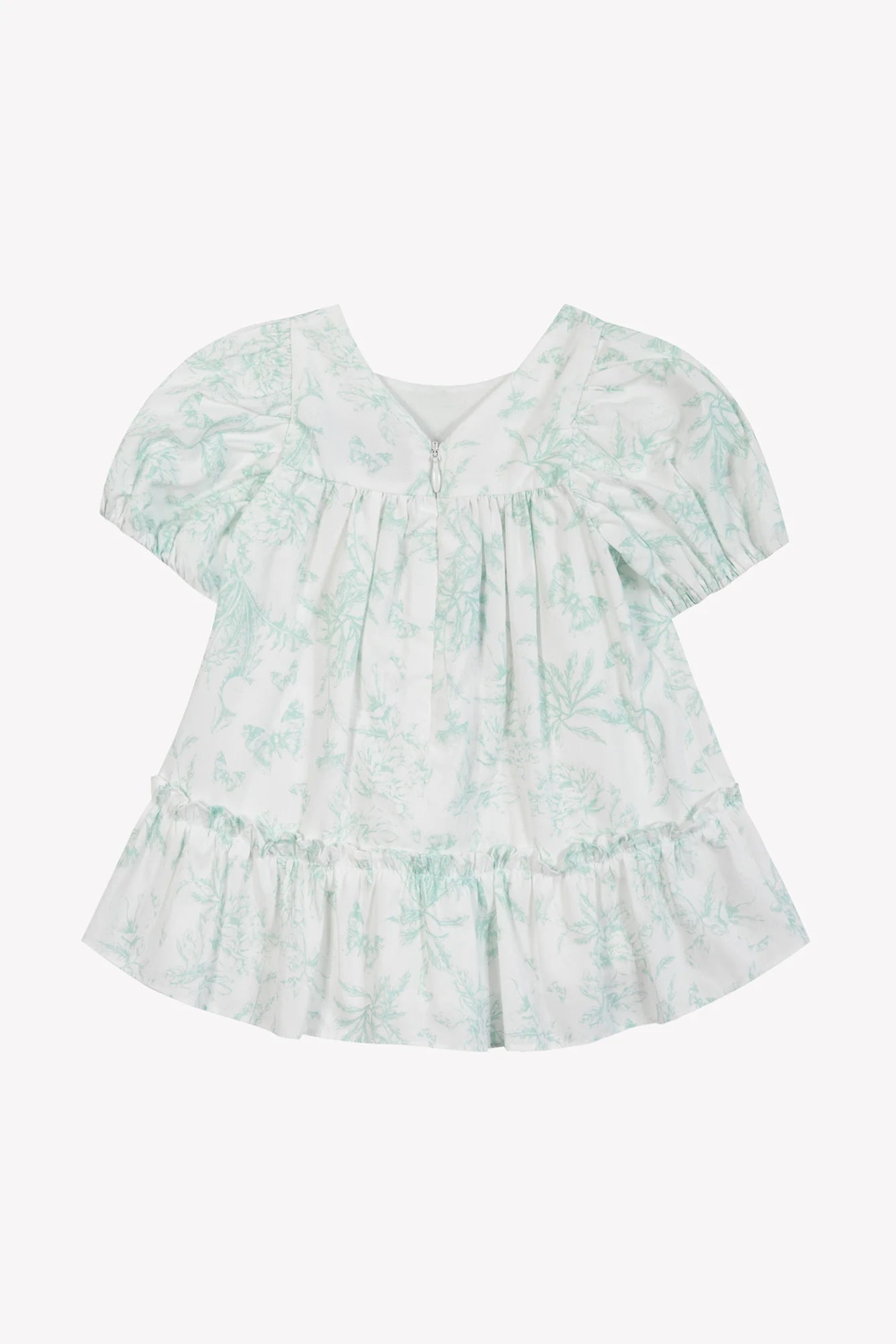 Baby Dress Praline Inspiration Toile de Jouy - Blue