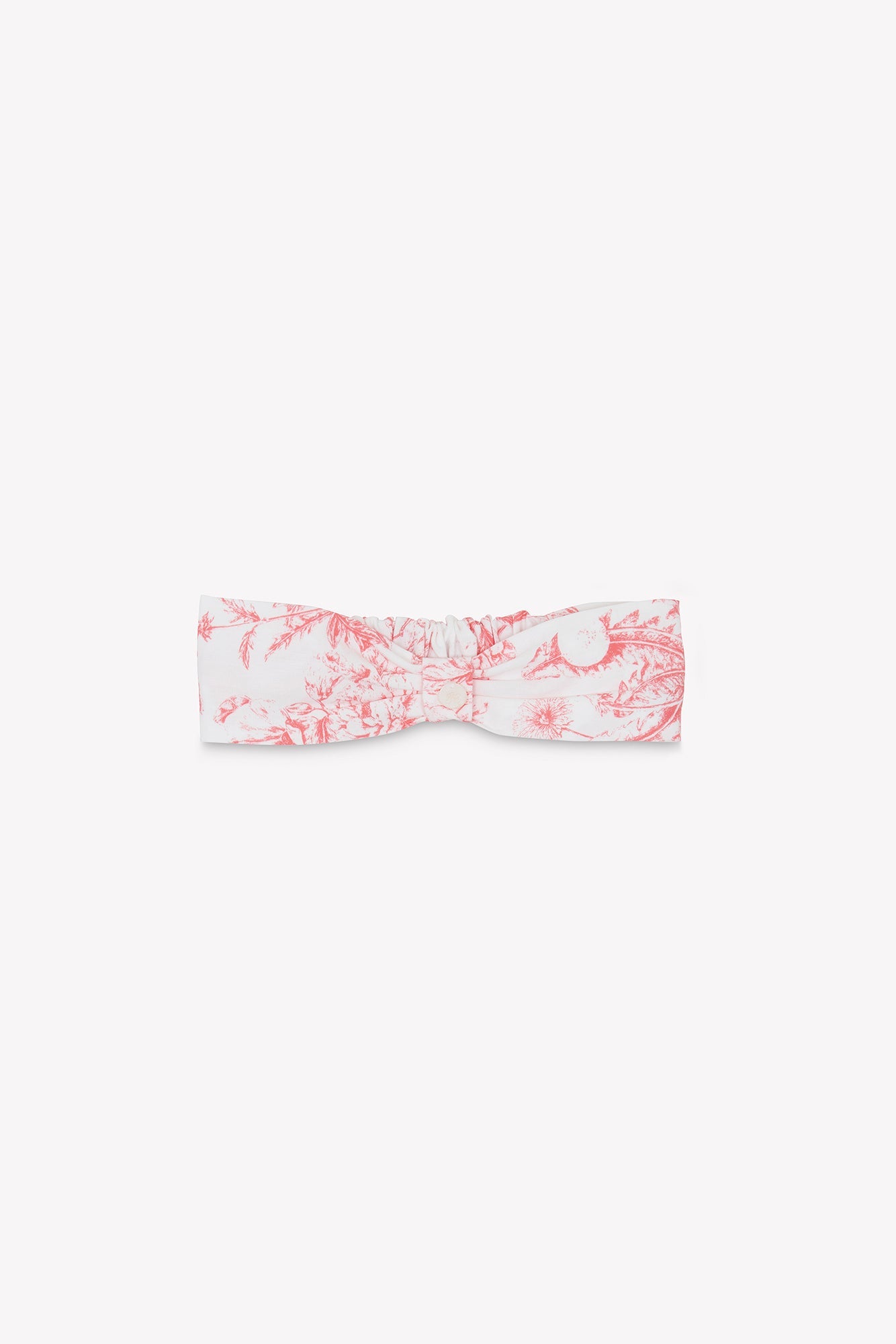 Bandeau Toile de Jouy - Pink 6-12 Months