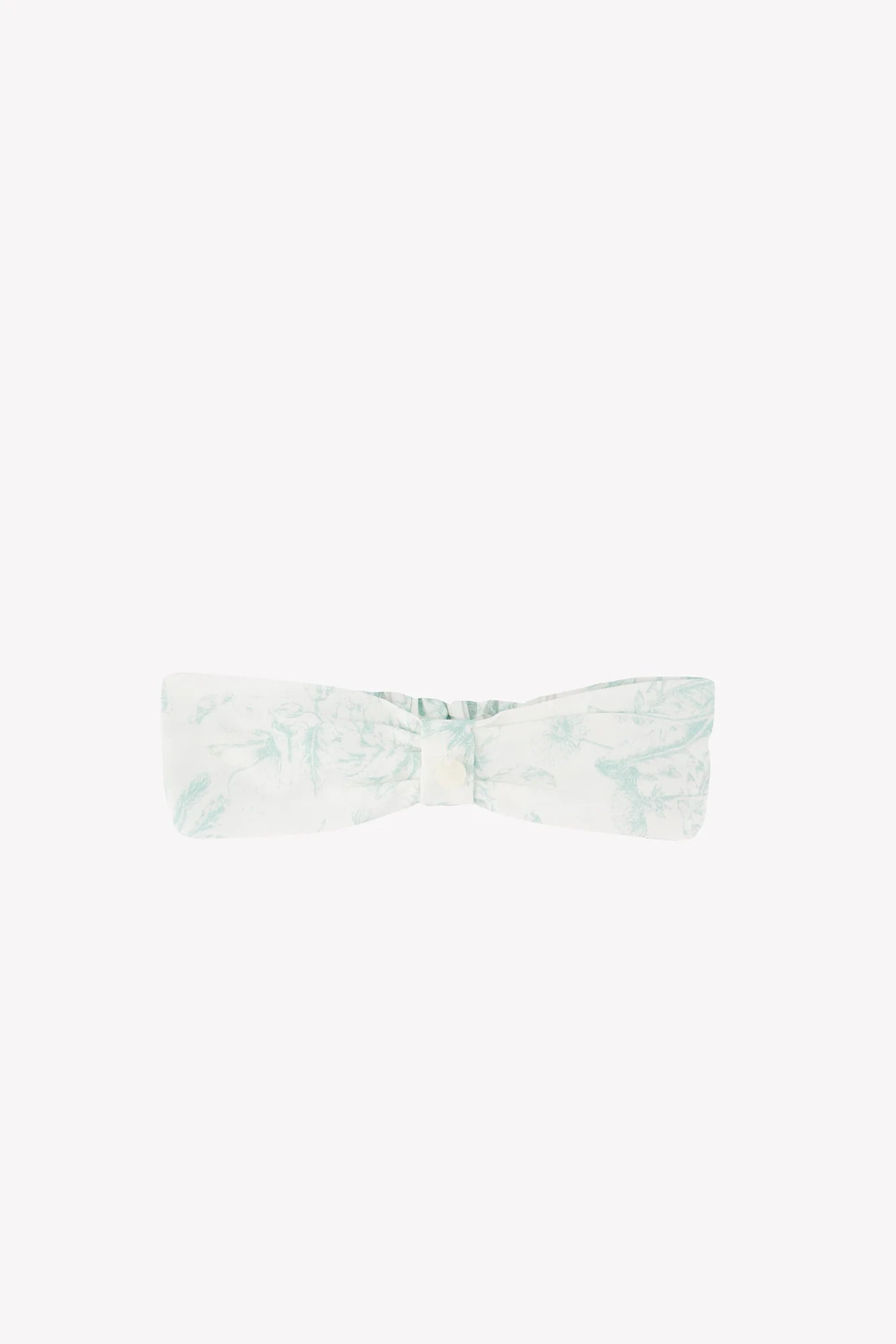 Bandeau Toile de Jouy - Lagoon Blue 6-12 Months