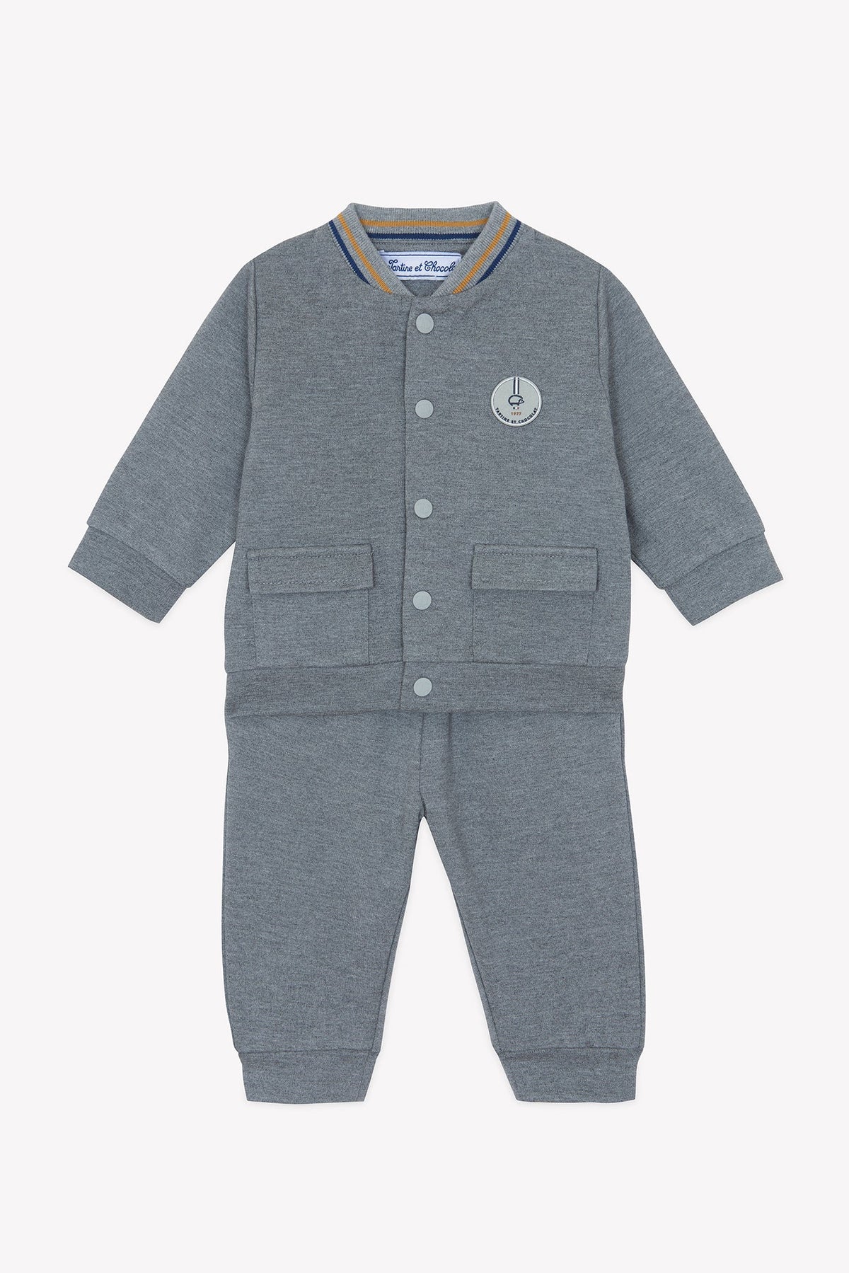 Jogging Suit - Mottled Grey