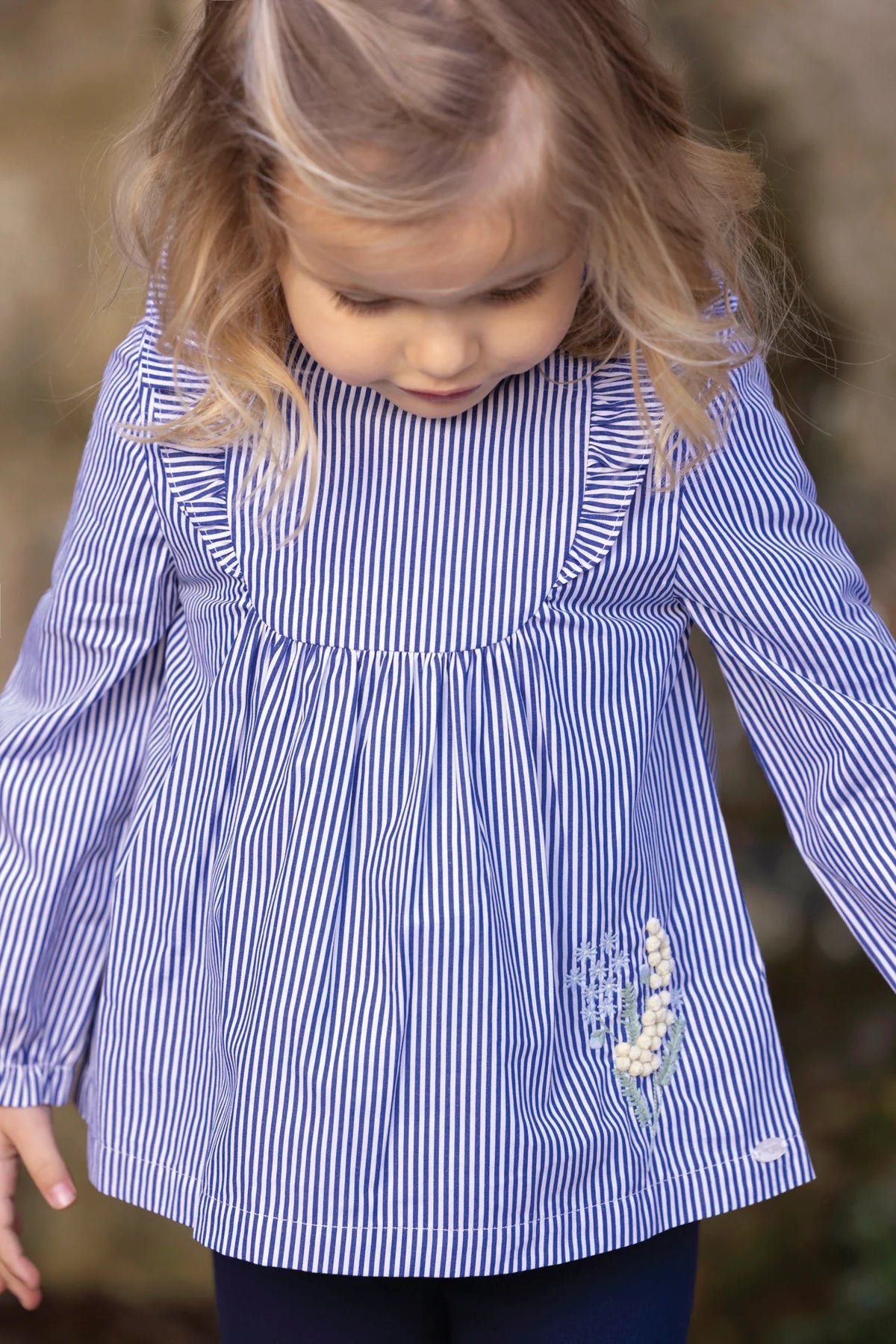 Set - Nuage Cotton Ruffled Sleeves