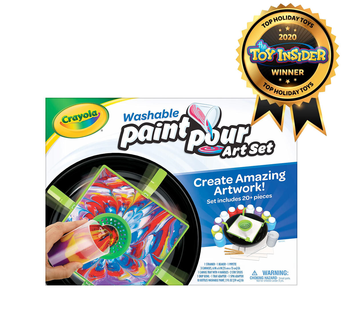 Washable Paint Pour Art Set
