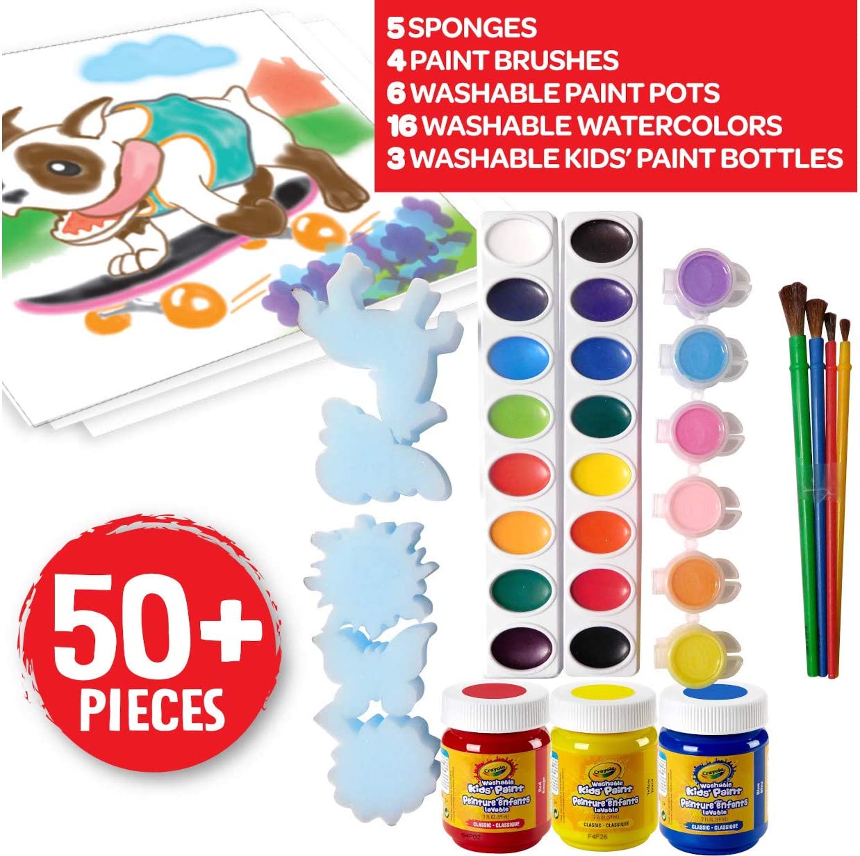 Kids Washable Paint Set
