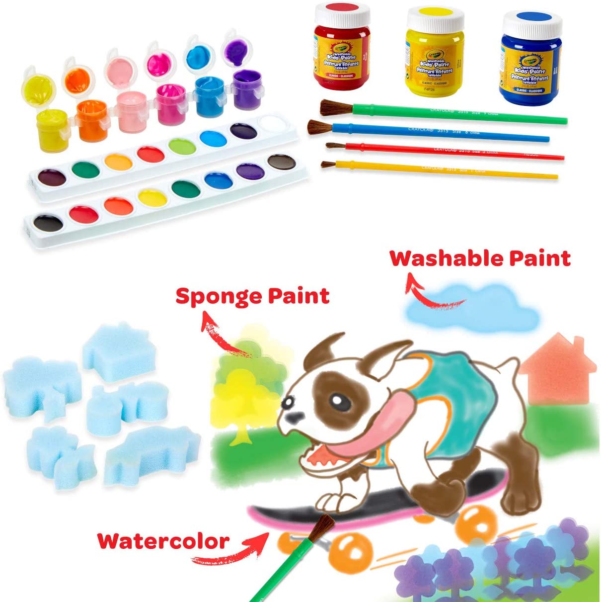 Kids Washable Paint Set