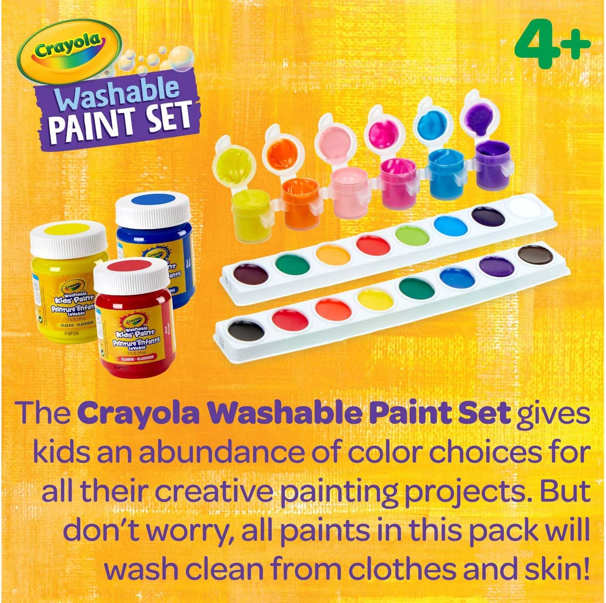 Kids Washable Paint Set