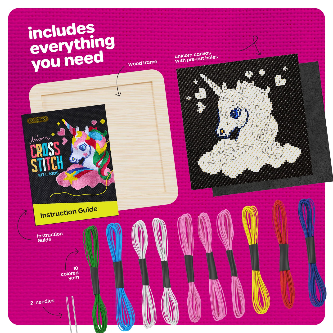 Unicorn Cross Stitch Kit