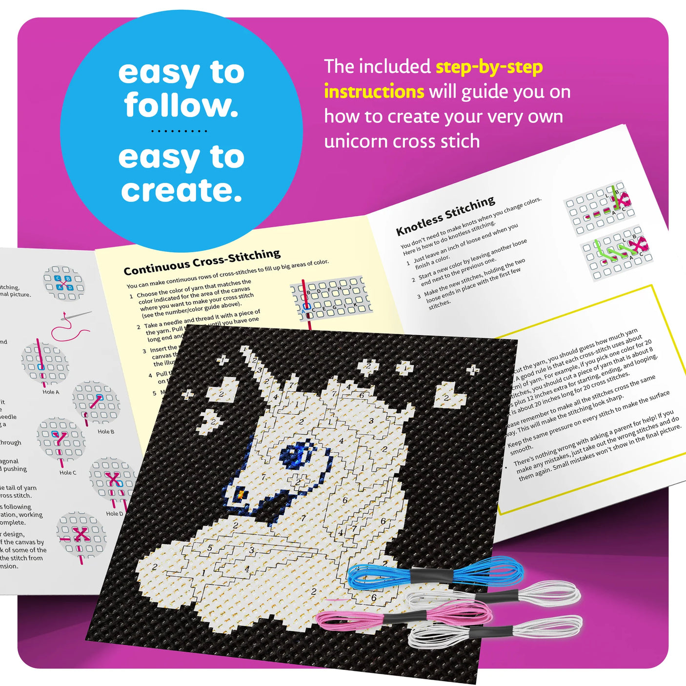 Unicorn Cross Stitch Kit