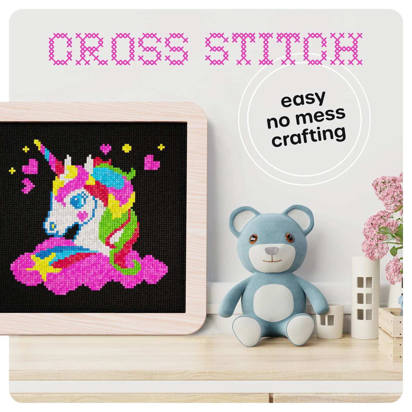 Unicorn Cross Stitch Kit