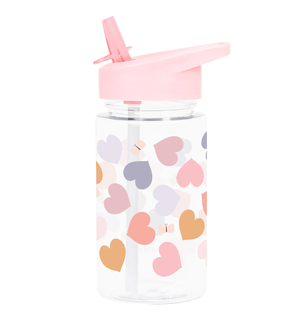 Tritan Water Bottle - 450ml - Hearts