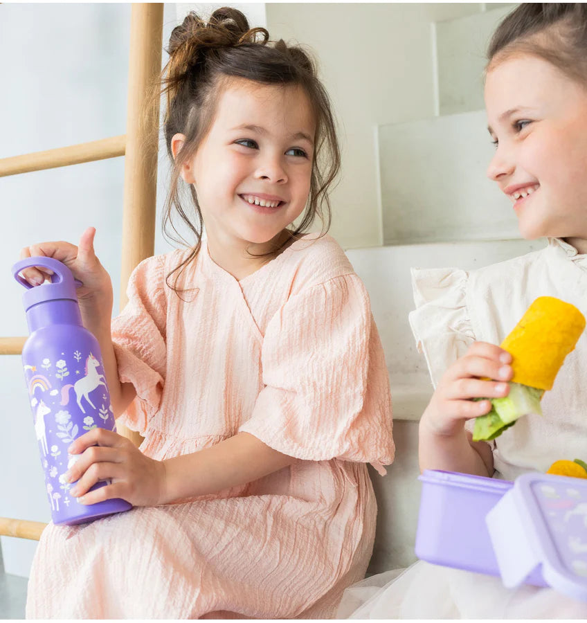 Stainless Steel Water Bottle 500ml - Unicorn Dreams