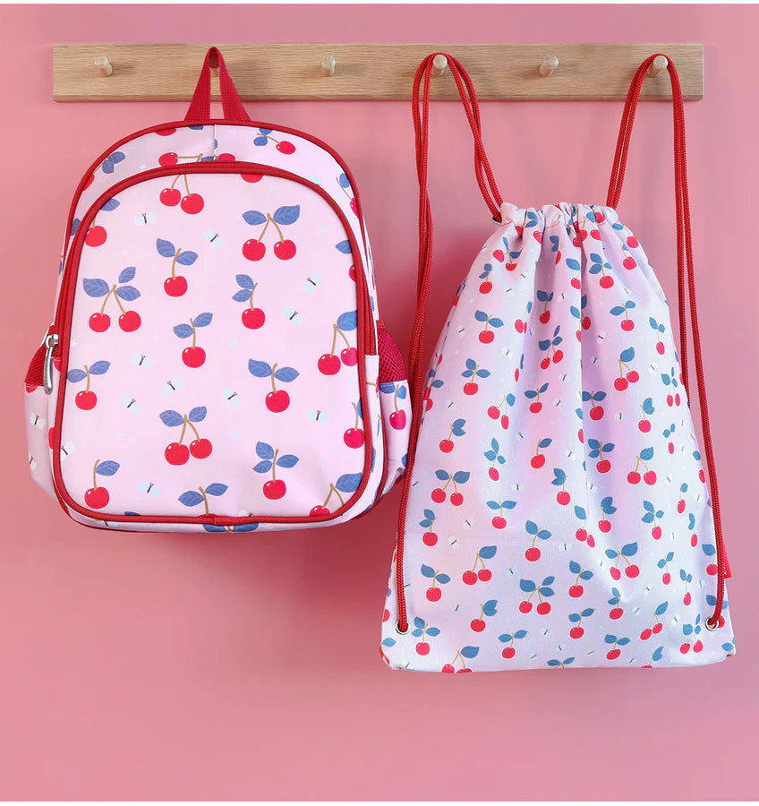 Drawstring bag - Cherries