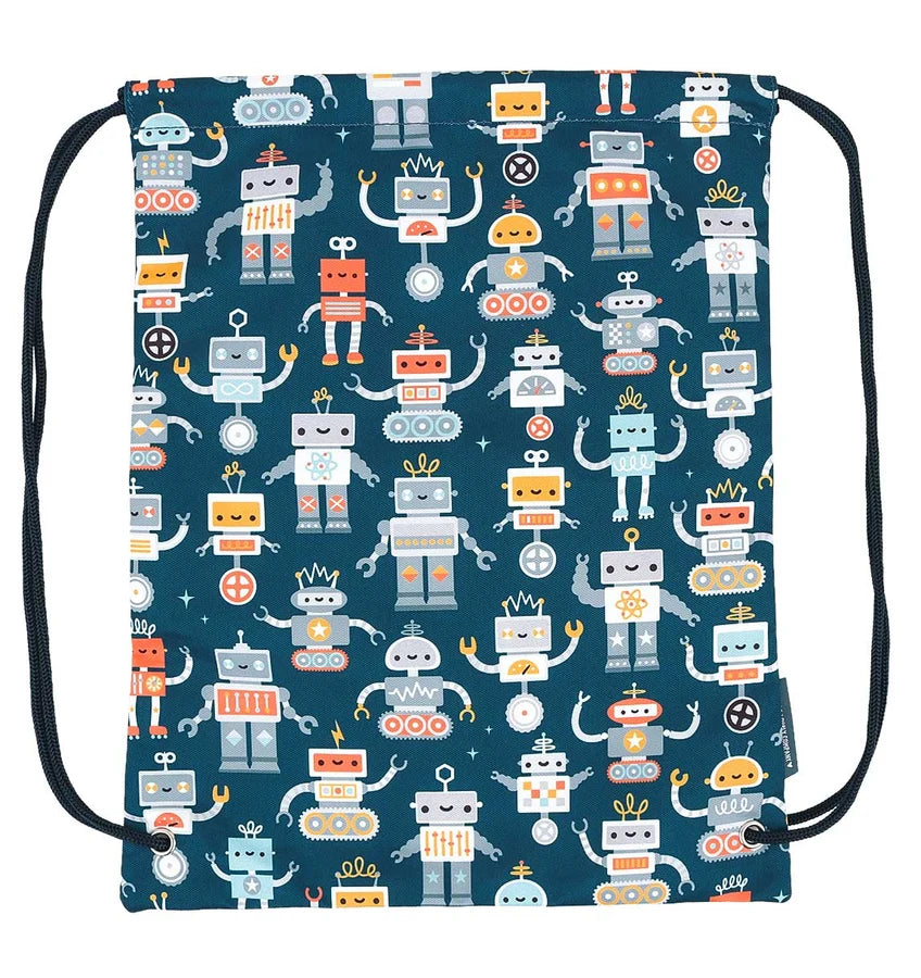 Drawstring Bag - Robots