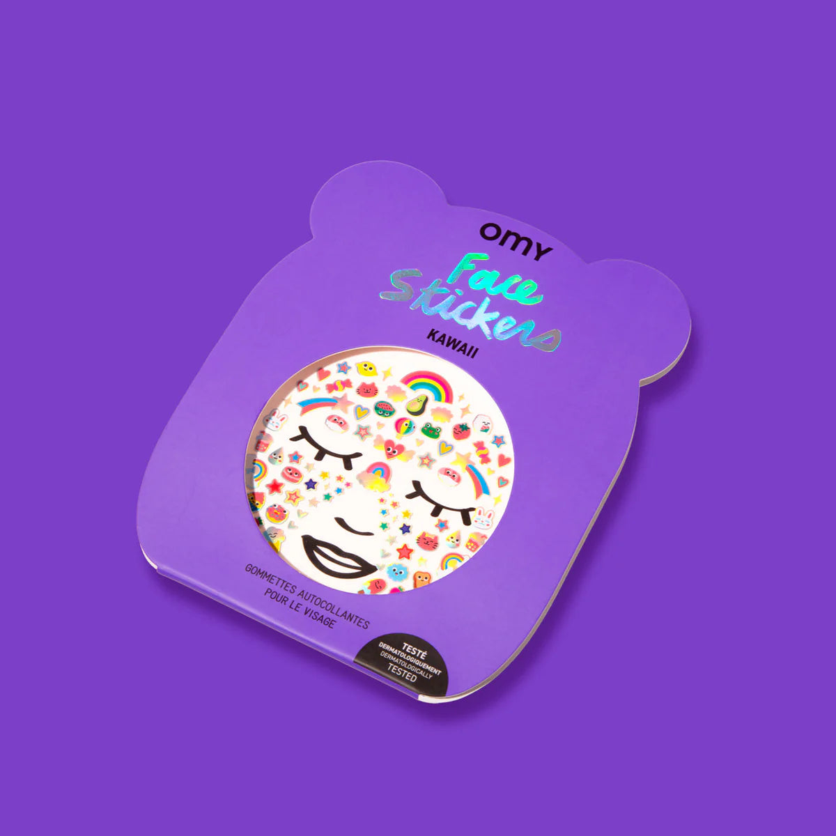 Combo Set Face, Earrings & Nail Stickers - Kawai