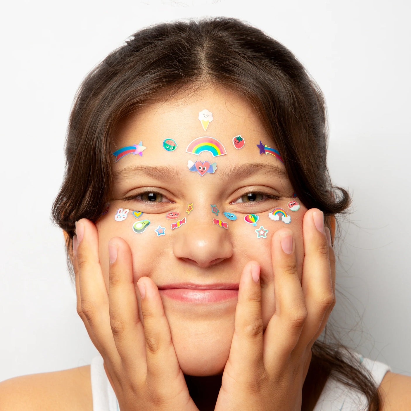 Combo Set Face, Earrings & Nail Stickers - Kawai