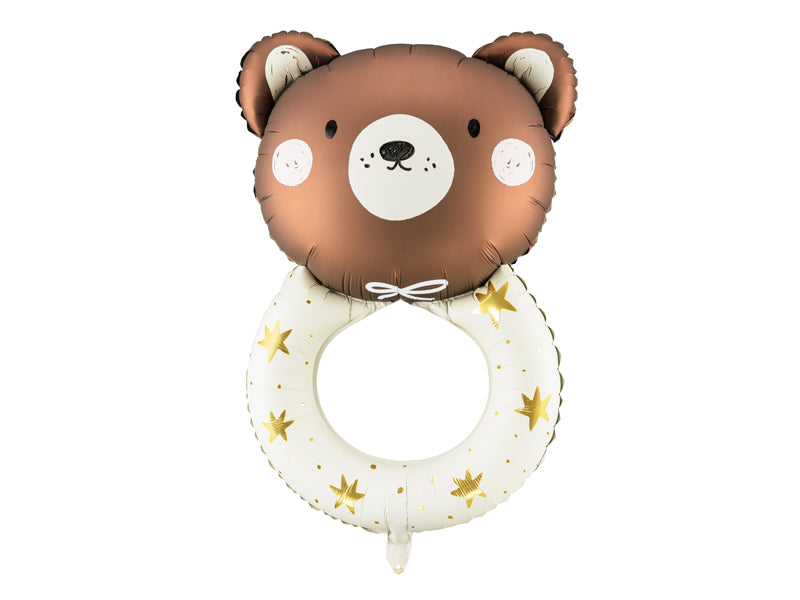 Foil balloon Teddy rattle 35"