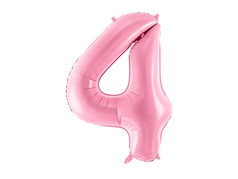 Foil Balloon Number ''4'' - Pink 86cm