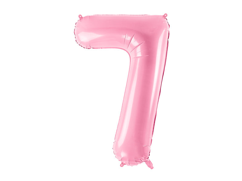 Pink Foil Number Balloon - 86cm