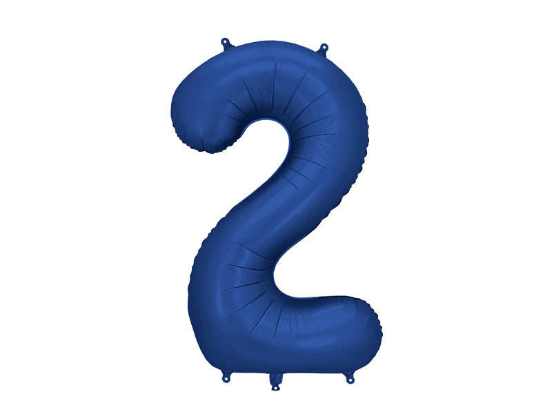 Foil Balloon Number ''2'' - Navy 86cm