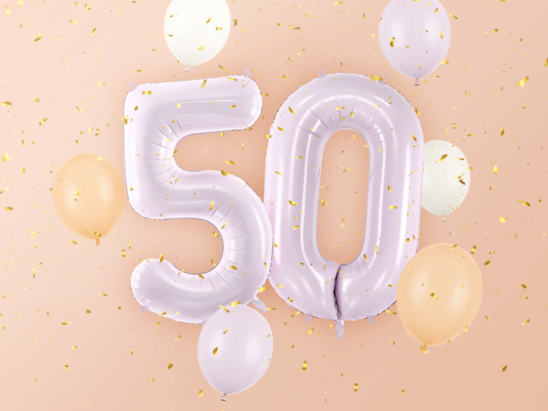 Foil Balloon Number ''5'' - Purple 72cm