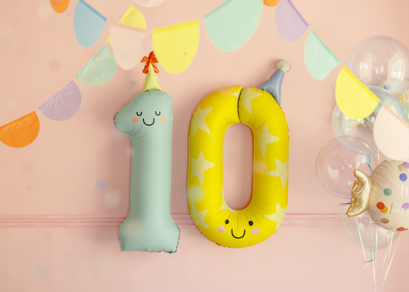 Foil balloon Number ''1'' - Mint 86 cm