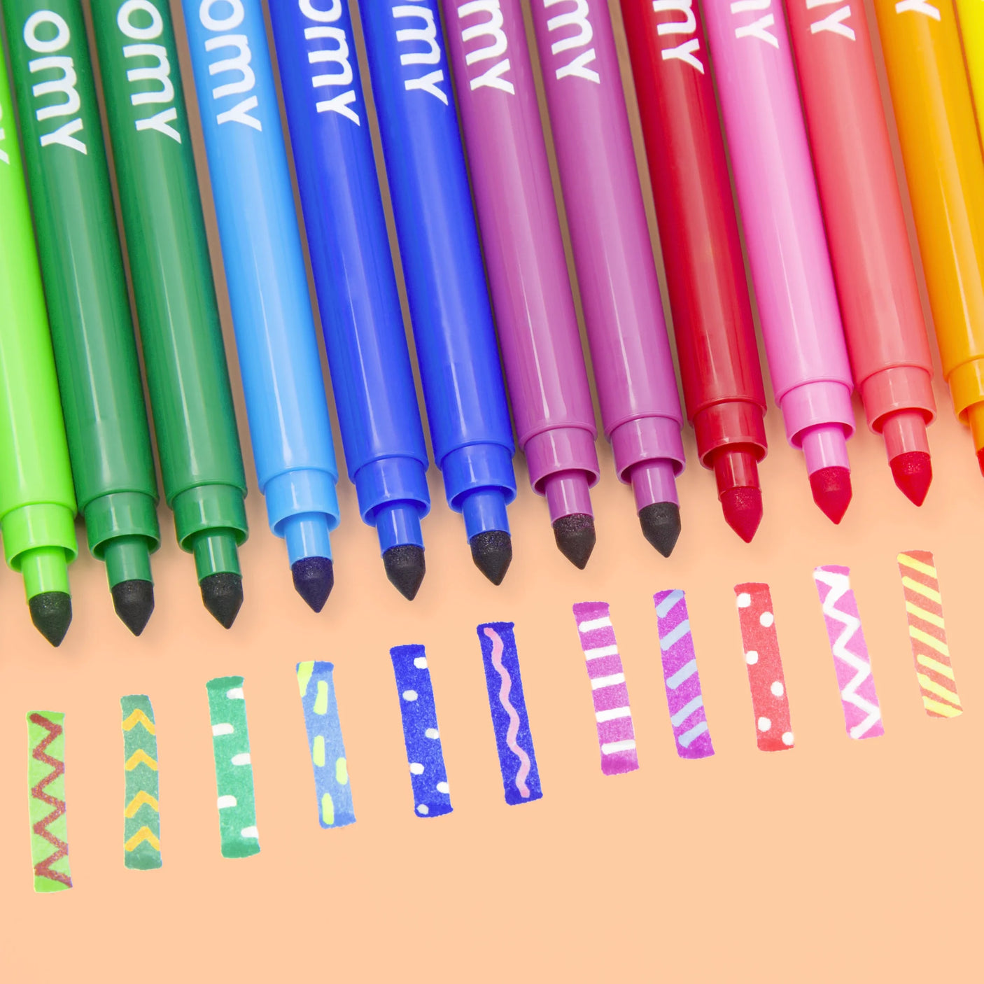 Set of Giant Poster Supermarket with 16 Magic Markers