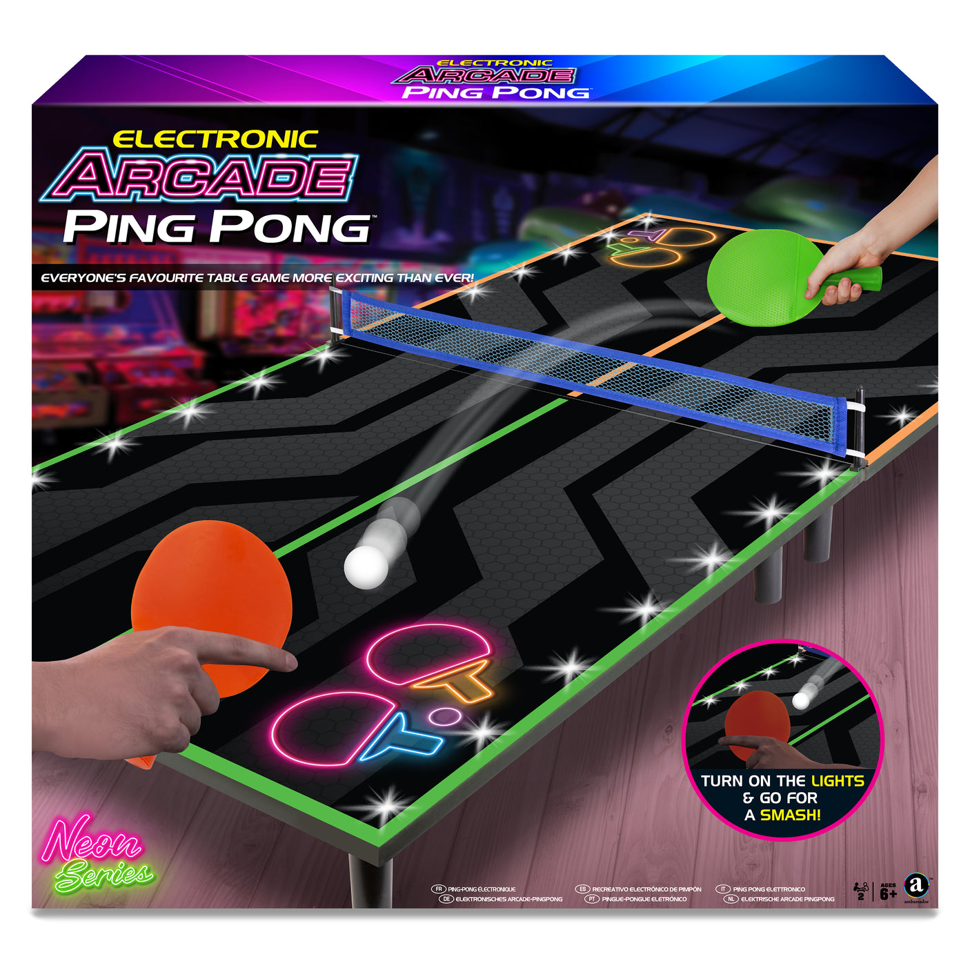 Electronic Arcade Ping-Pong (Neon Series)