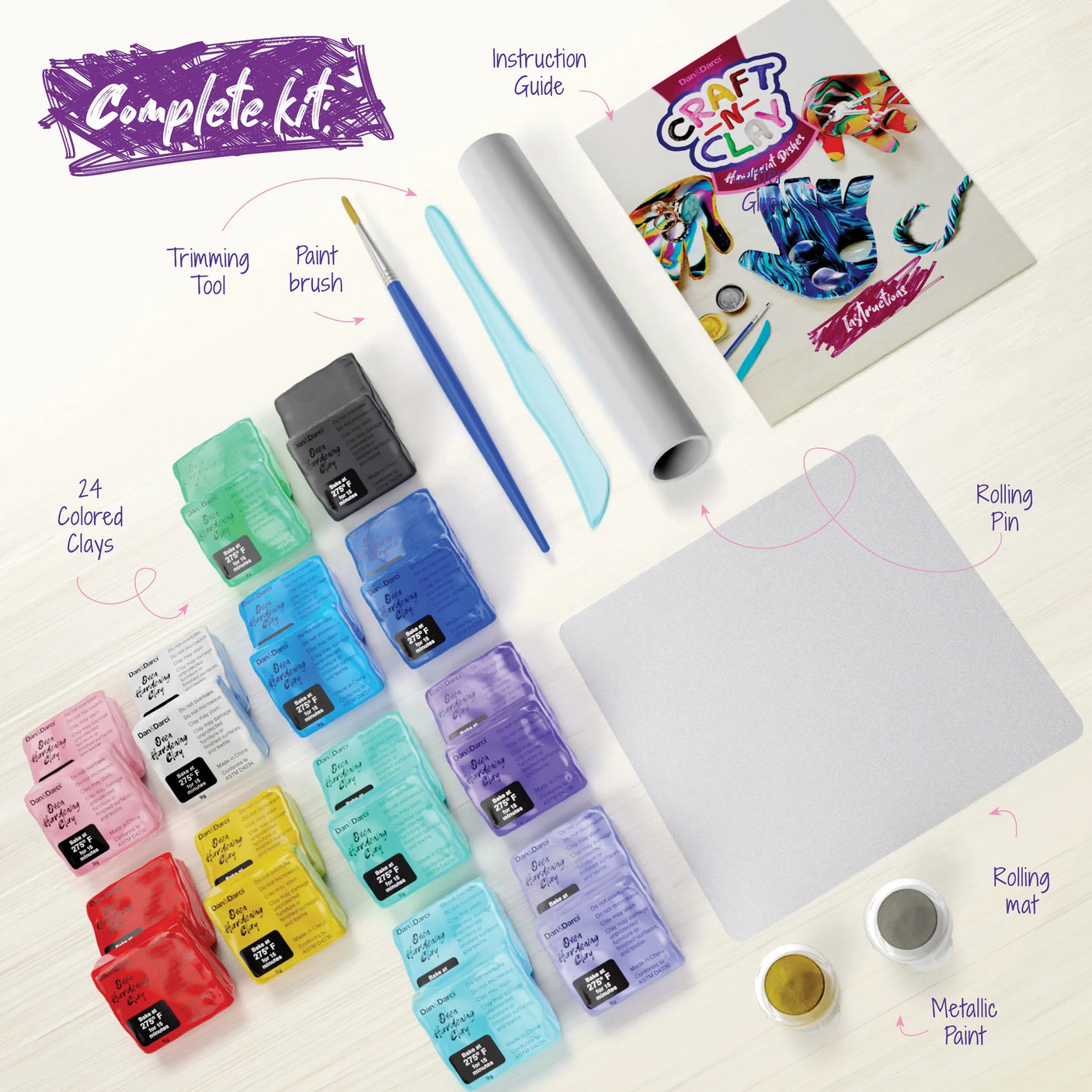 Craft 'n' Clay Handprint Dishes Craft Kit