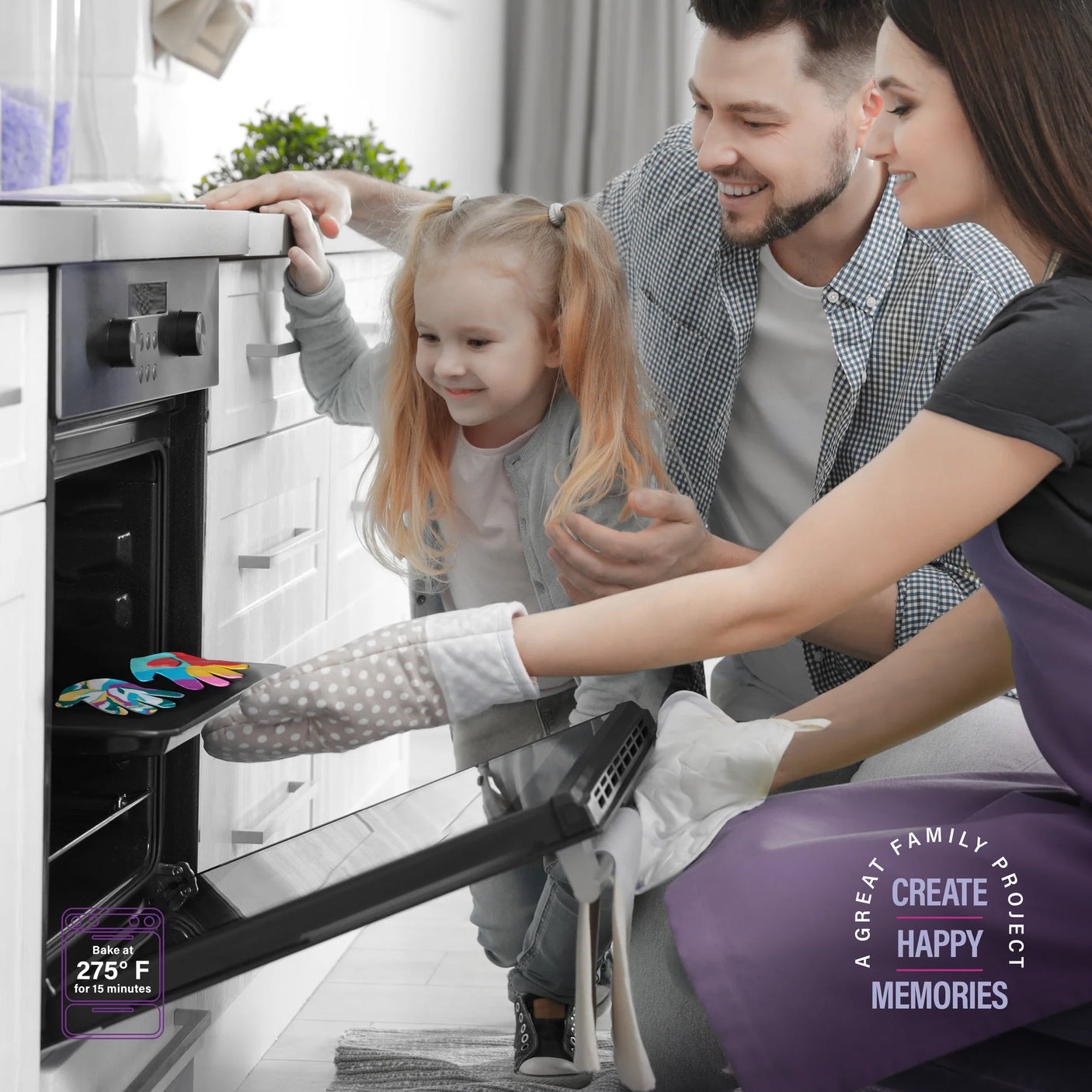 Craft 'n' Clay Handprint Dishes Craft Kit