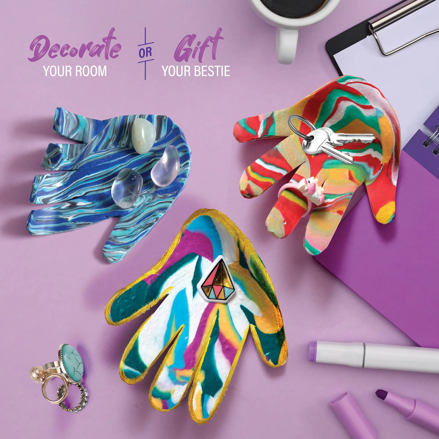 Craft 'n' Clay Handprint Dishes Craft Kit