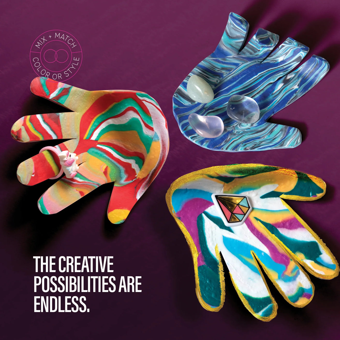 Craft 'n' Clay Handprint Dishes Craft Kit