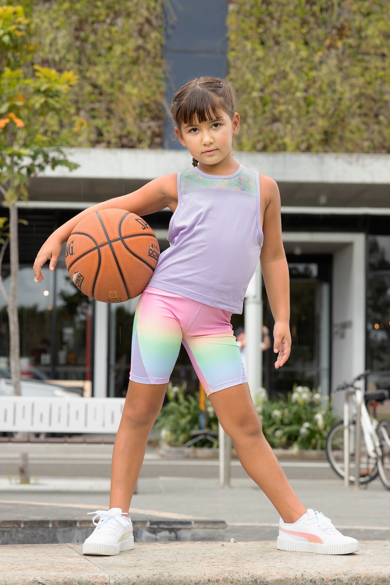 Mesh Bike Shorts - Kaleidoscope