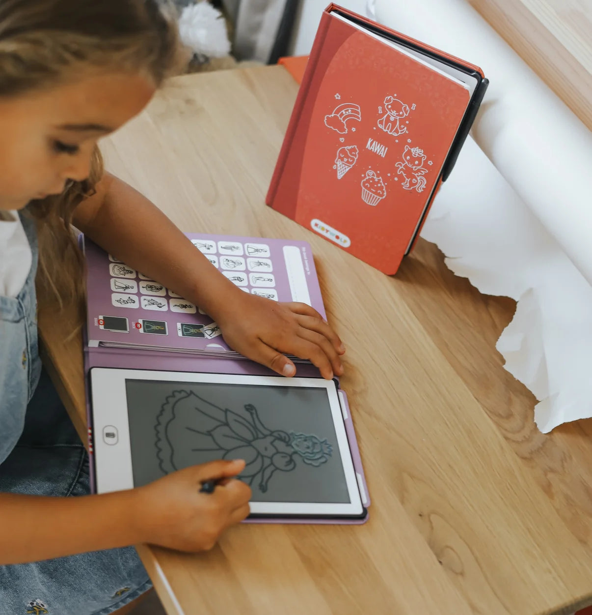 Kidydraw-Mini Lcd Tracing Book - Princesses