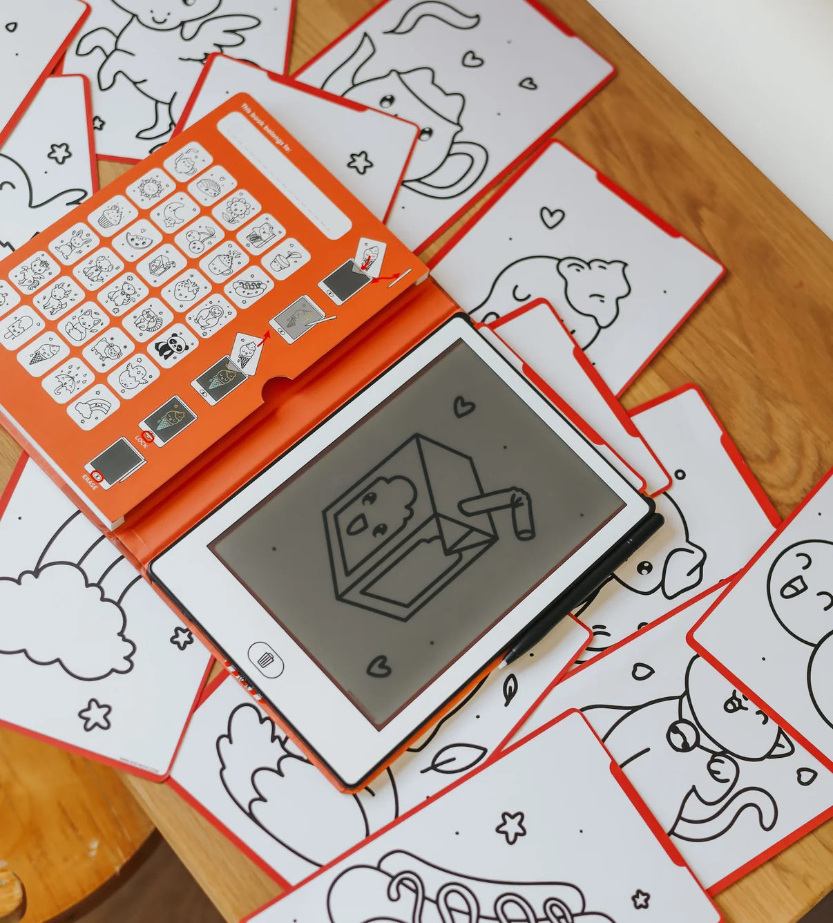 Kidydraw-Mini Lcd Tracing Book - KAWAI