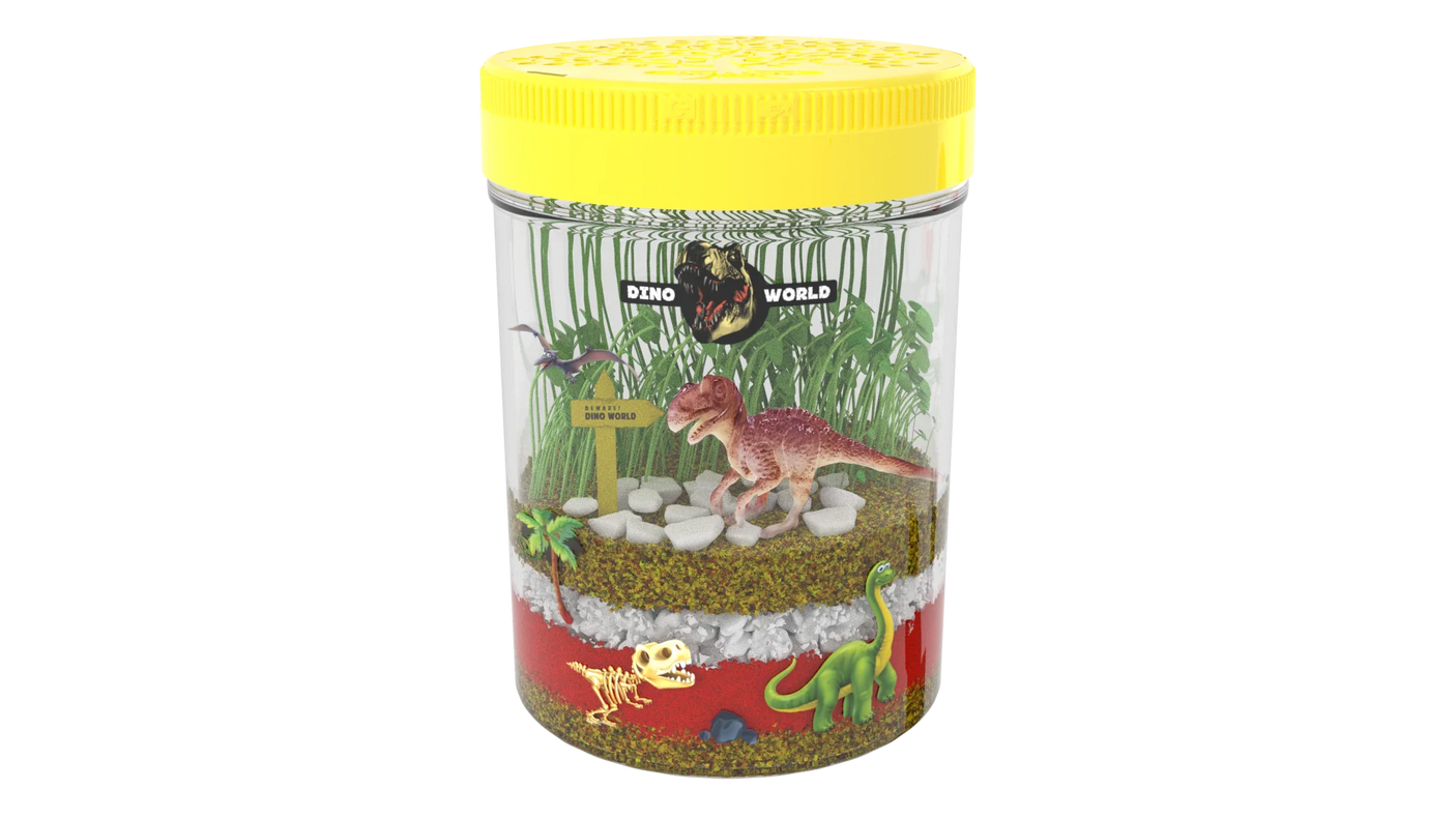Light Up Dino World Terrarium Kit