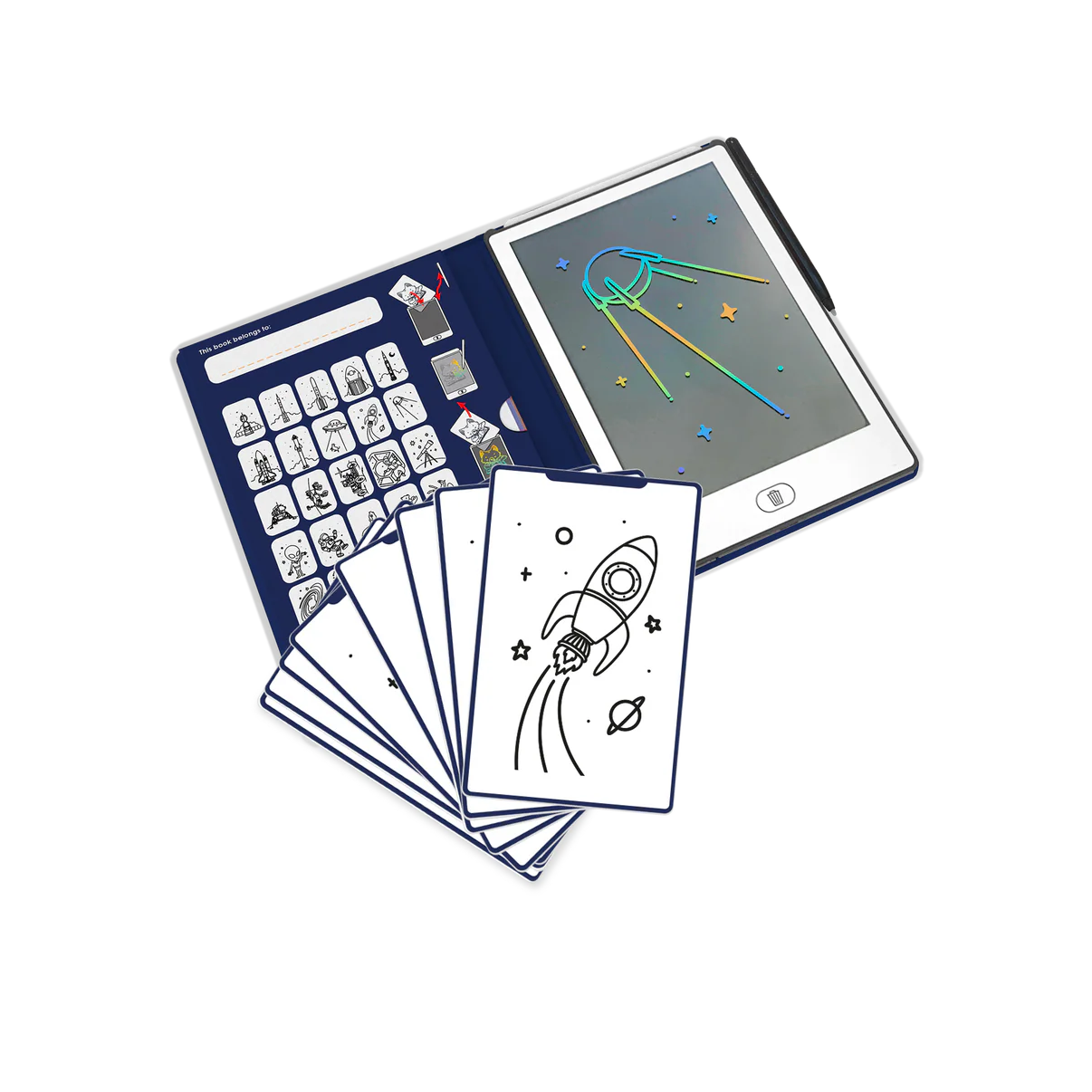 KIDYDRAW-MINI LCD Tracing book - Galaxy