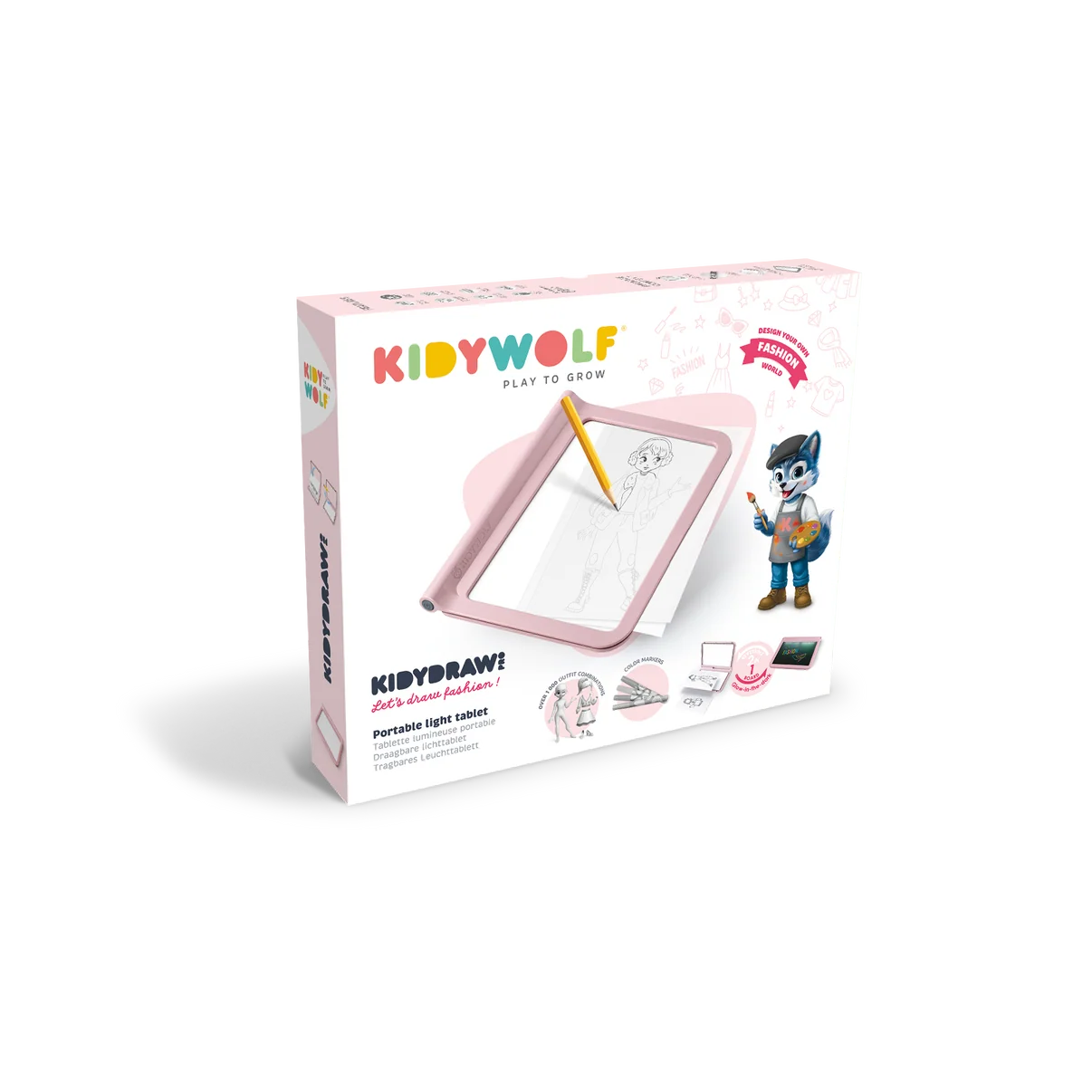 Kidydraw-Pro Light Tablet - Pink