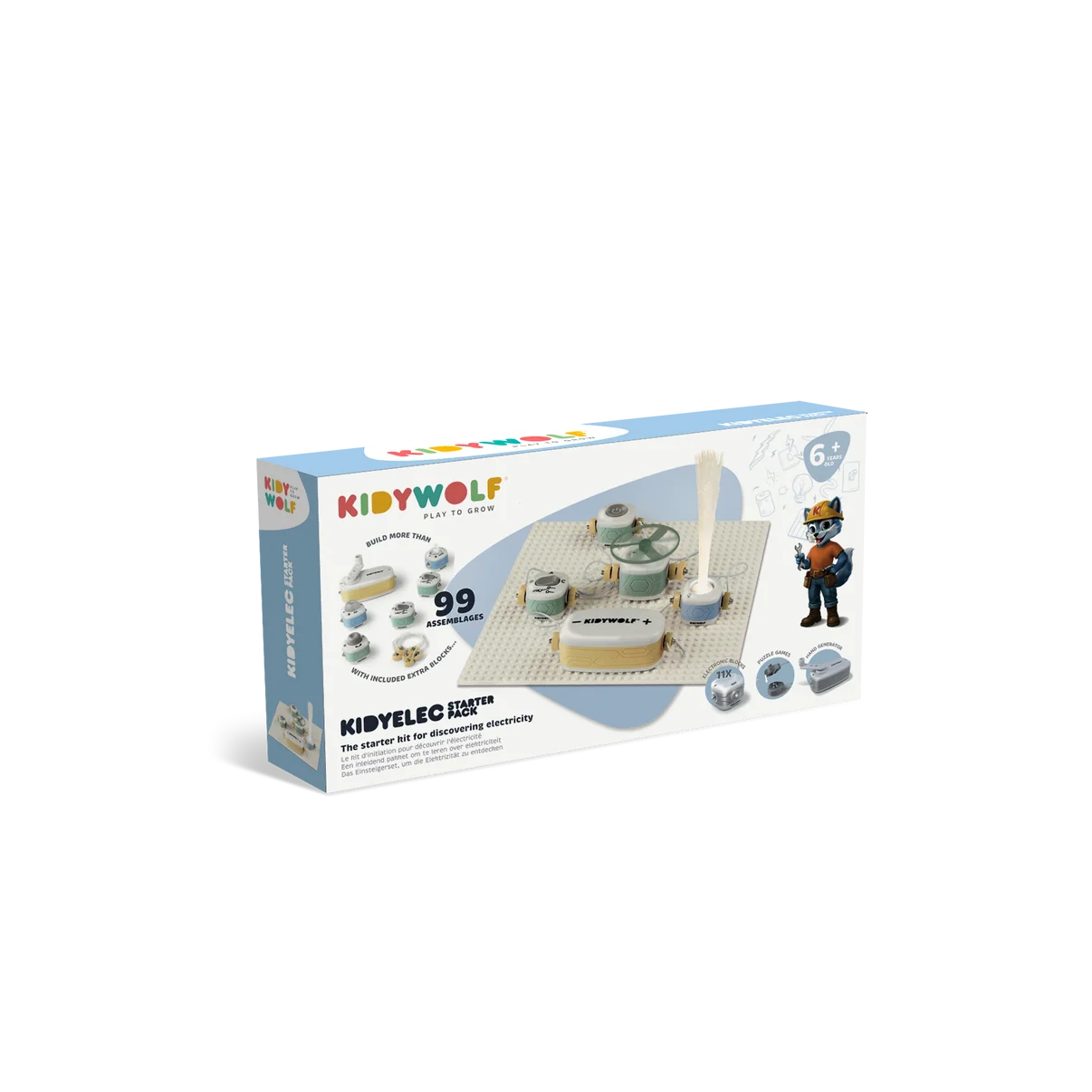 KIDYELEC STARTER - My First Electrical Kit (10 pieces)