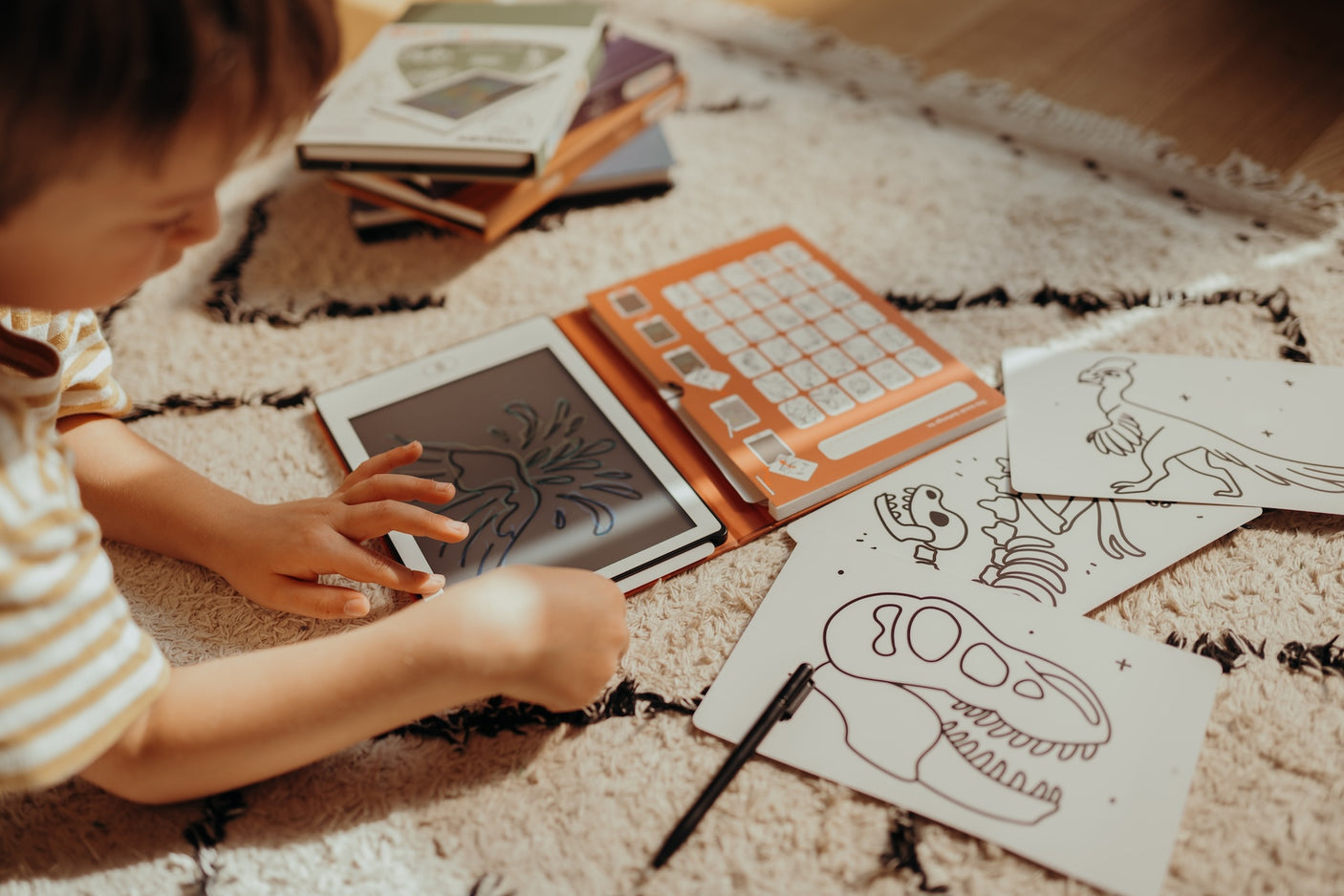 KIDYDRAW-MINI LCD Tracing book - Dinosaurs