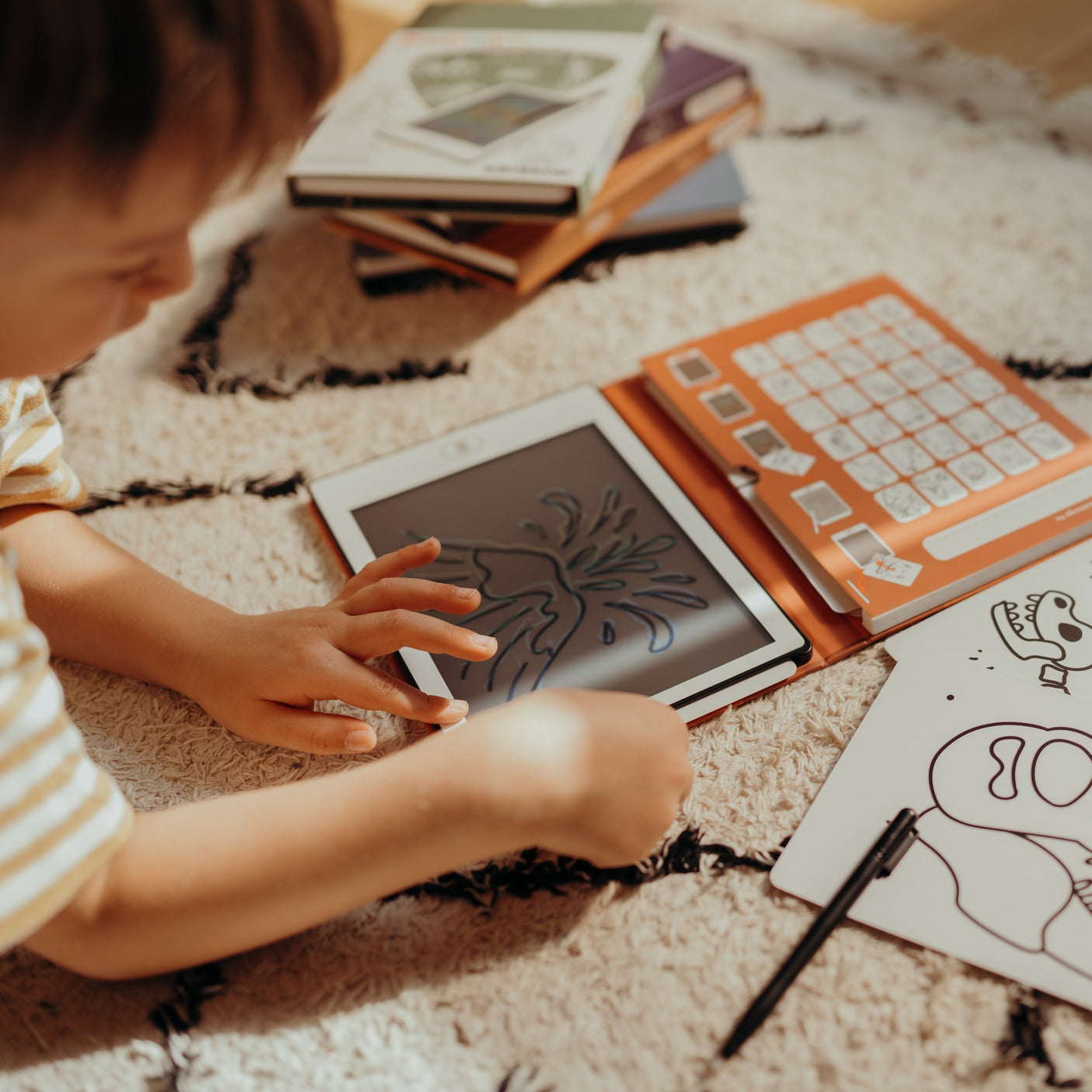 KIDYDRAW-MINI LCD Tracing book - Dinosaurs