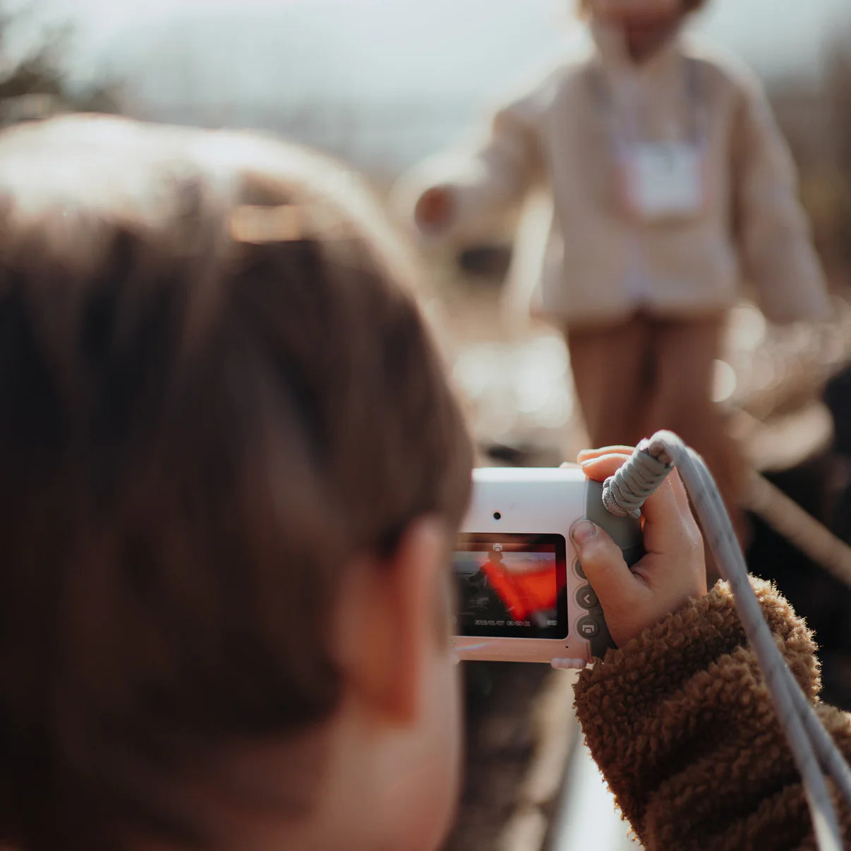 Camera with Thermal Printing Rolls for Kids - Pink