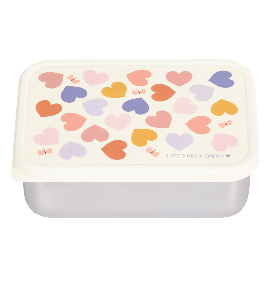 Stainless Steel Lunch Box - Hearts