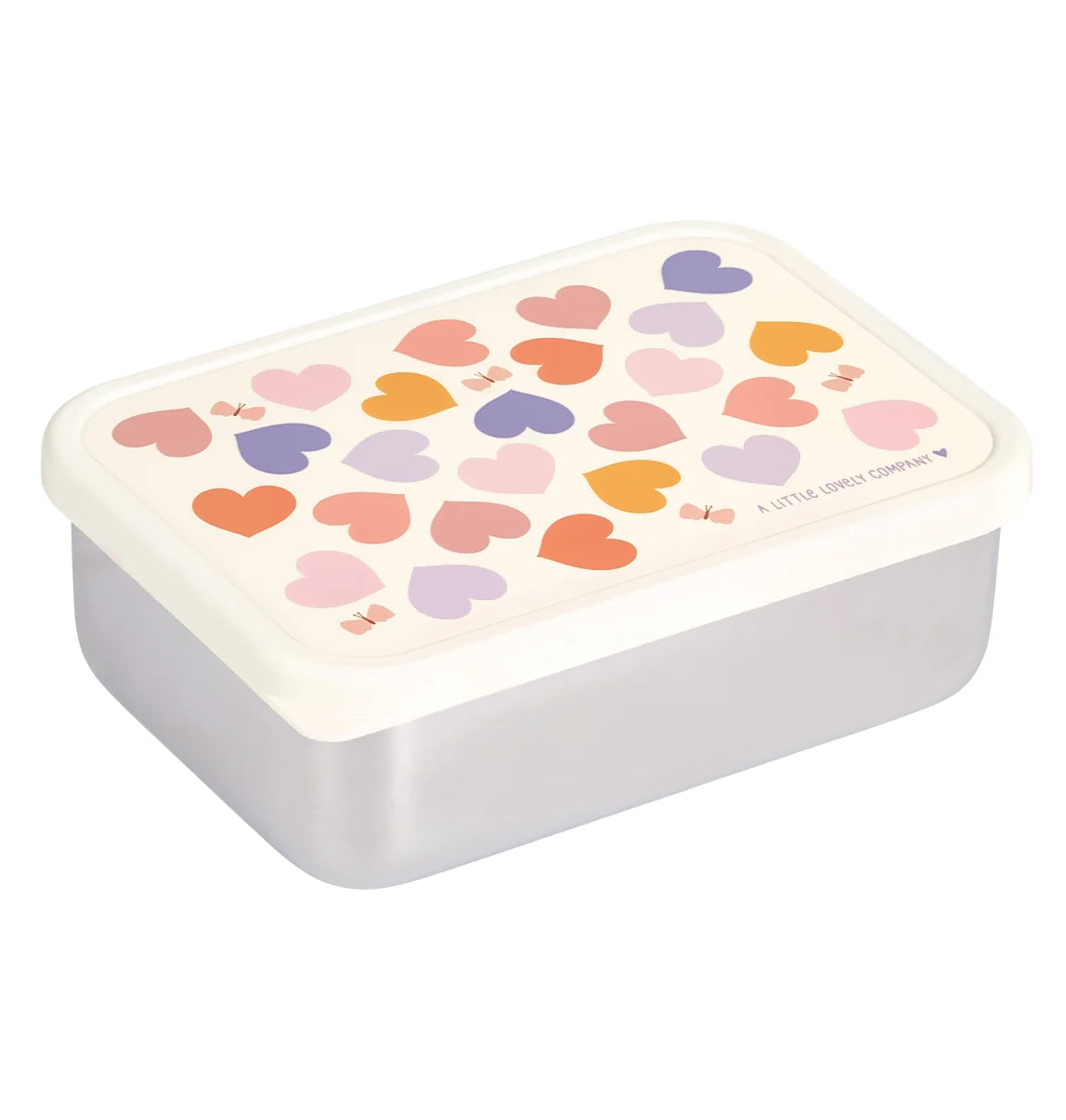 Stainless Steel Lunch Box - Hearts