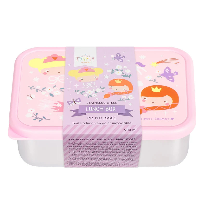 Stainless Steel Lunch Box - Princesses