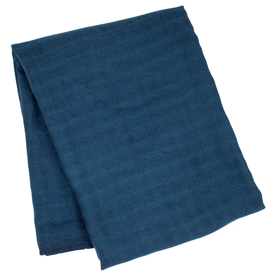 الأزرق الهادئ - طقم قماط من الخيزران الناعم عدد 3