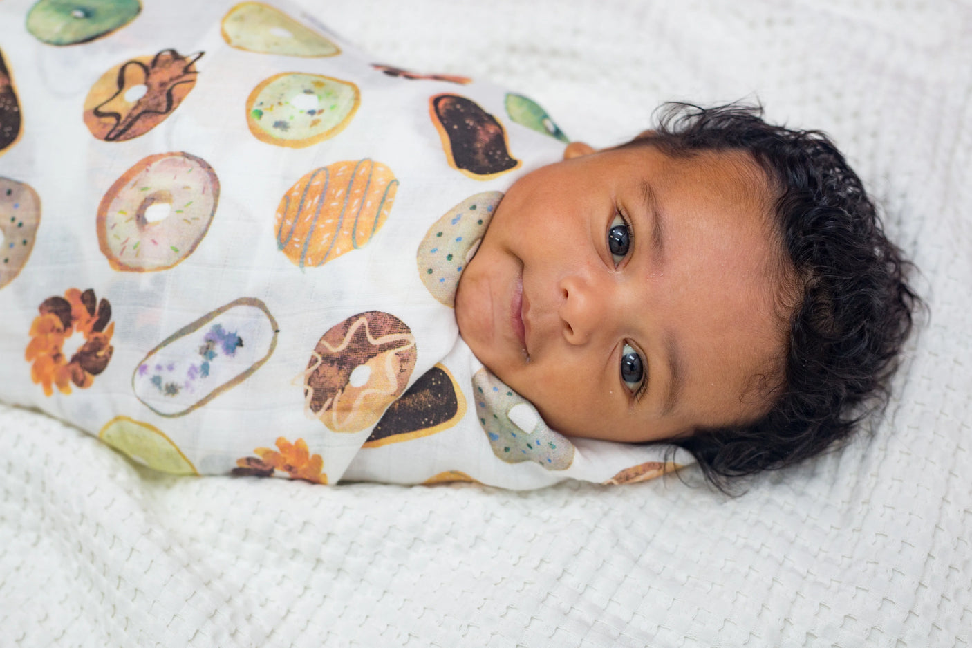 الأزرق الهادئ - طقم قماط من الخيزران الناعم عدد 3