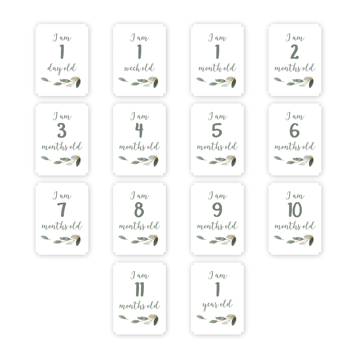 Baby's First Year Blanket&Cards Set -  All You Need Is Love