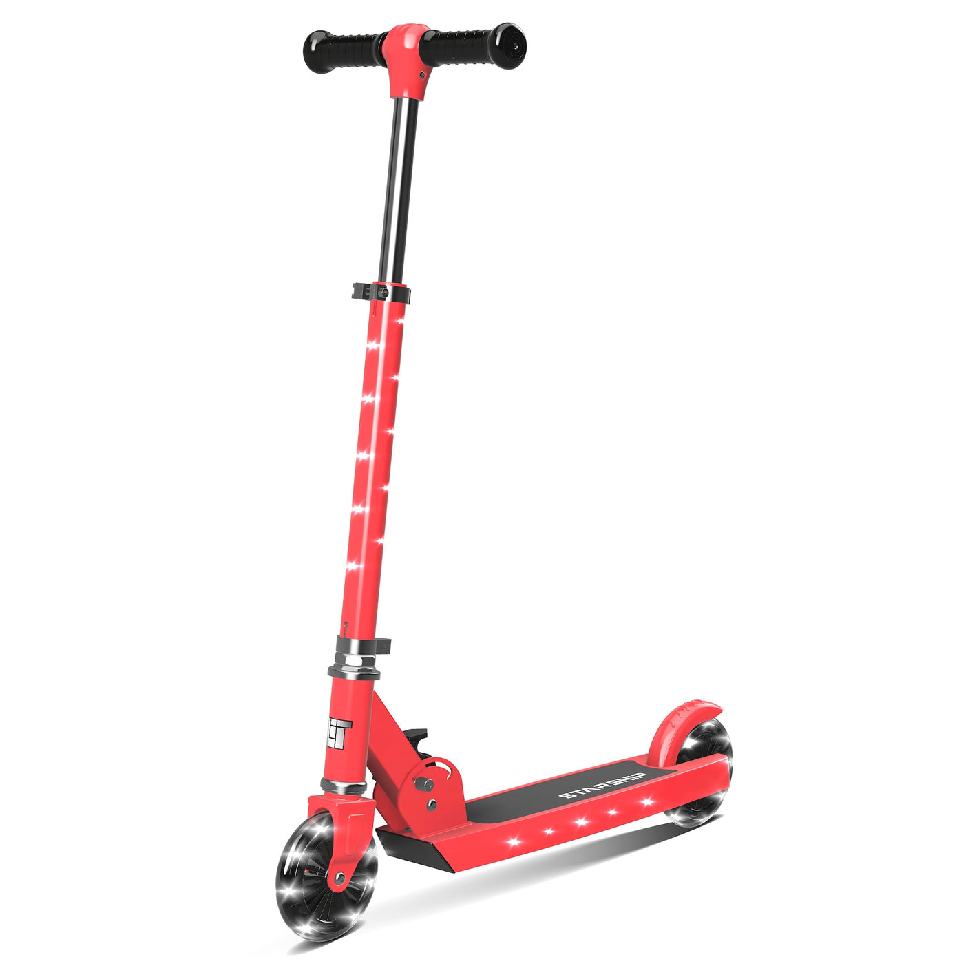 Lit Starship Candy Red - 2 wheel scooter