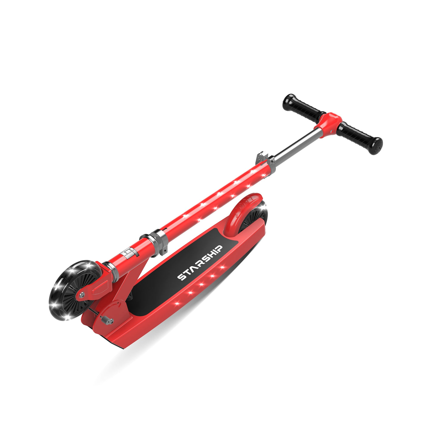 Lit Starship Candy Red - 2 wheel scooter