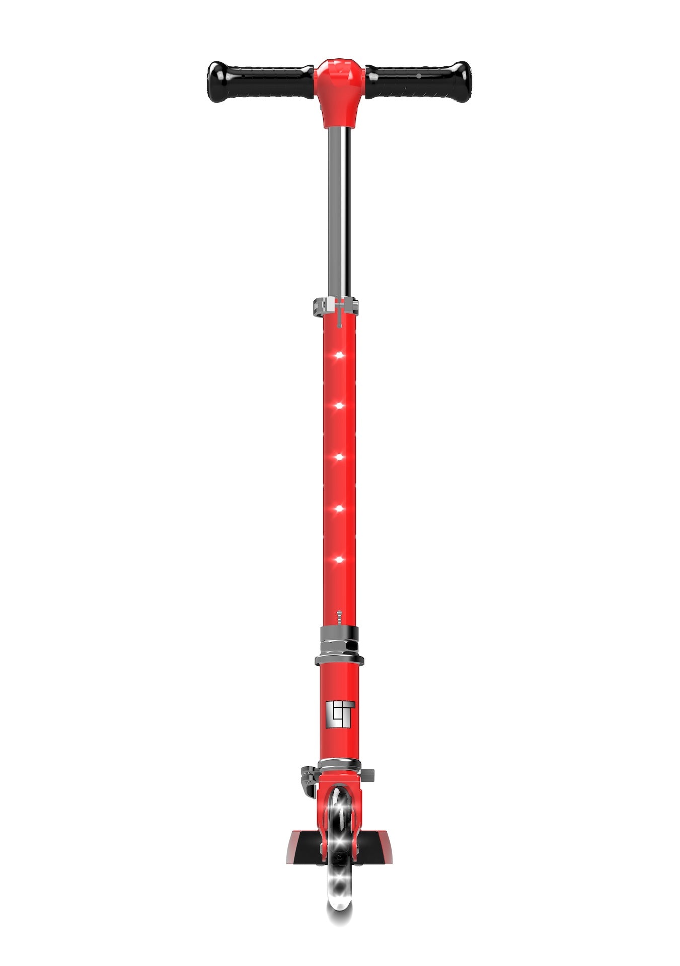 Lit Starship Candy Red - 2 wheel scooter